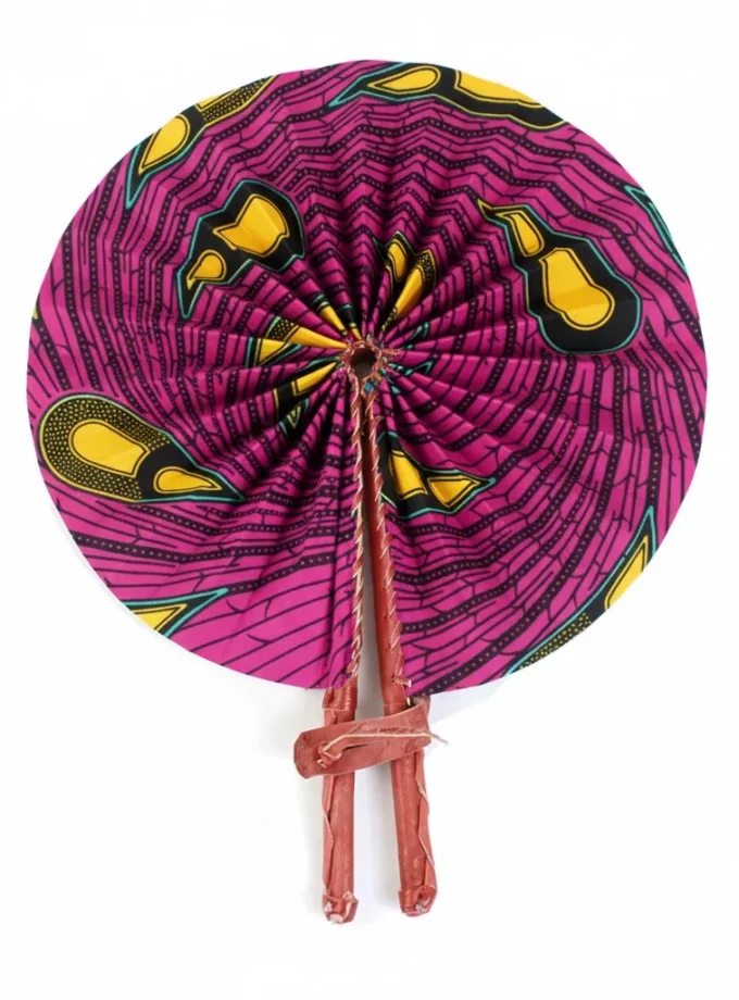 African Print Foldable Hand Fan