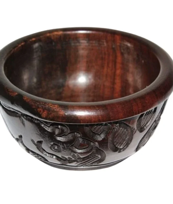 Ebony Wooden Peanut Bowl