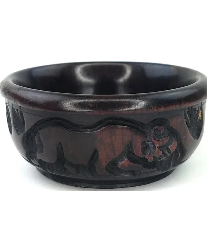 Medium-Sized Ebony Craft Bowl