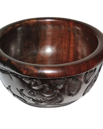 Ebony Wooden Peanut Bowl