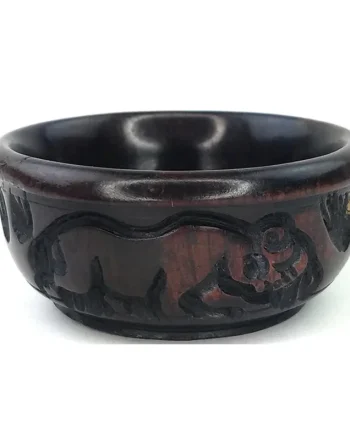 Medium-Sized Ebony Craft Bowl
